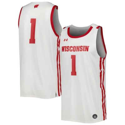 NCAA Under Armour Wisconsin Badgers Replica Basketball Jersey