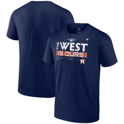 MLB Fanatics Houston Astros 2022 AL West Division s Locker Room T-Shirt