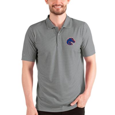 NCAA Steel/White Boise State Broncos Esteem Polo