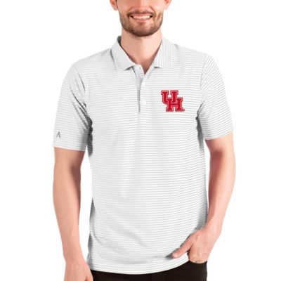 NCAA White/Silver Houston Cougars Esteem Polo