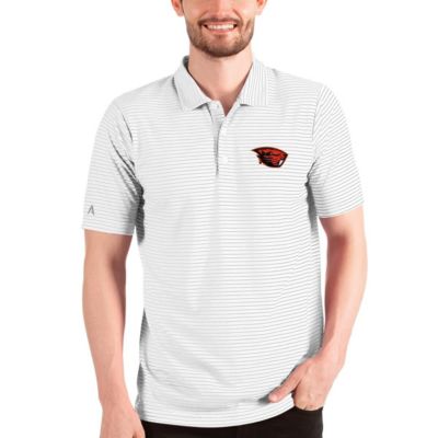 NCAA White/Silver Oregon State Beavers Esteem Polo