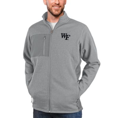 NCAA Heather Wake Forest Demon Deacons Course Full-Zip Jacket