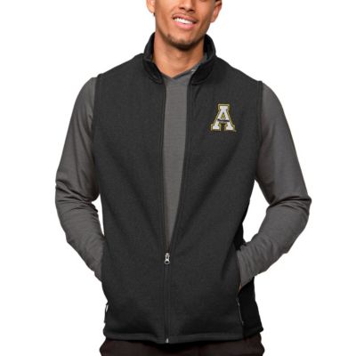 NCAA Heather Appalachian State Mountaineers Course Full-Zip Vest