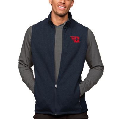 NCAA Heather Dayton Flyers Course Full-Zip Vest