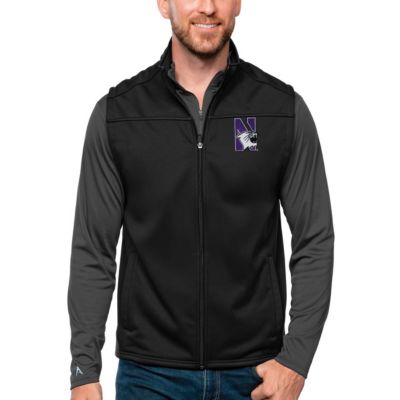 NCAA Northwestern Wildcats Links Full-Zip Golf Vest