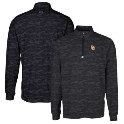 NCAA Baylor Bears Traverse Print Stretch Quarter-Zip Pullover Top