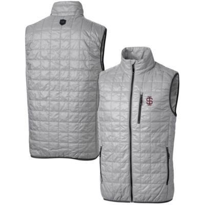 NCAA Southern Illinois Salukis Team Logo Big & Tall Rainier PrimaLoft Eco Insulated Full-Zip Puffer Vest