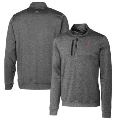 NCAA Clemson Tigers Vault Big & Tall Stealth Quarter-Zip Pullover Top