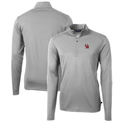 NCAA Ole Miss Rebels Team Big & Tall Virtue Eco Pique Recycled Quarter-Zip Pullover Top