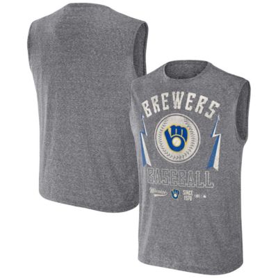 MLB Milwaukee Brewers Relaxed-Fit Muscle Tank Top
