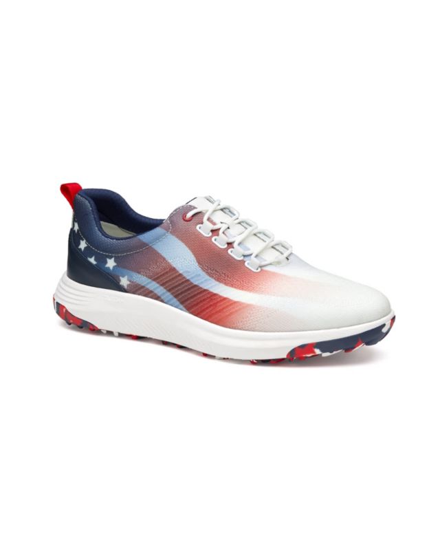 Red/White/Blue Coated Knit