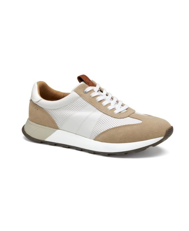 Sand Suede/White Full Grain