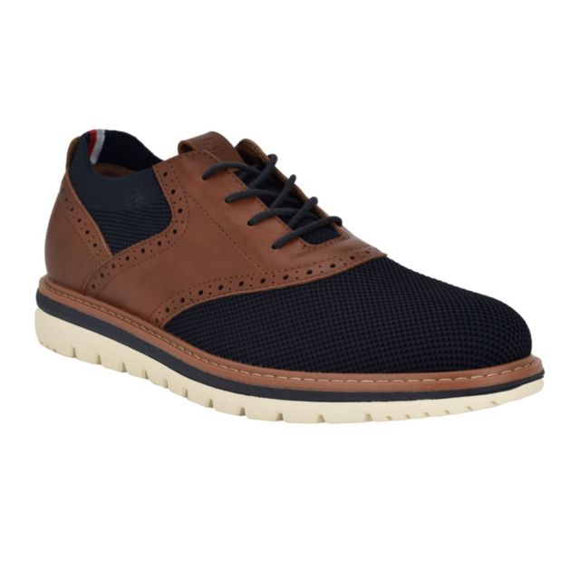 Navy/Cognac Multi