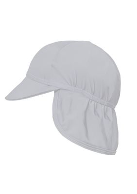 White Floating Flap Hat