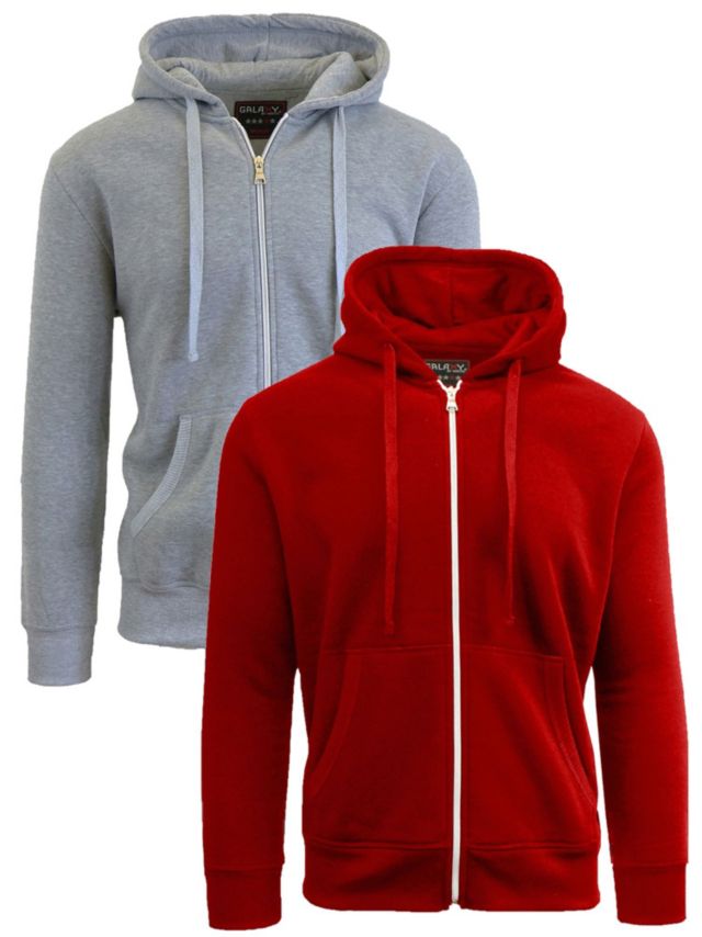 Heather Grey & Red