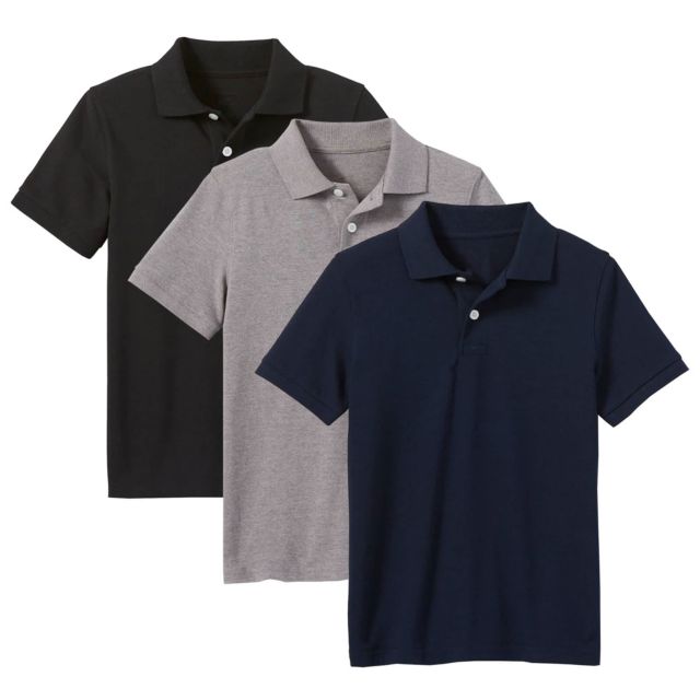 Black - Heather Grey - Navy