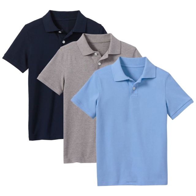 Navy - Heather Grey - Light Blue