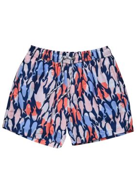 Fish Frenzy Volley Board Shorts