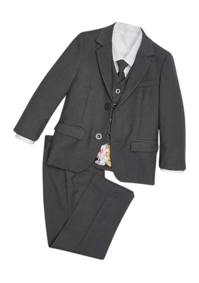 charcoal suit