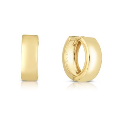 14K Yellow Gold  Huggie