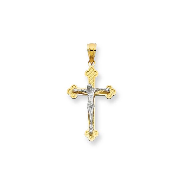 14K WHITE AND YELLOW GOLD