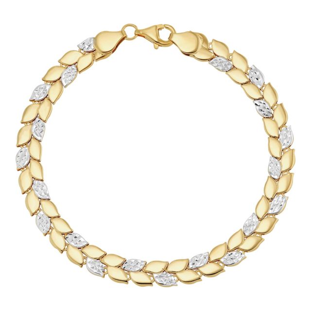 10K Yellow and White Gold
