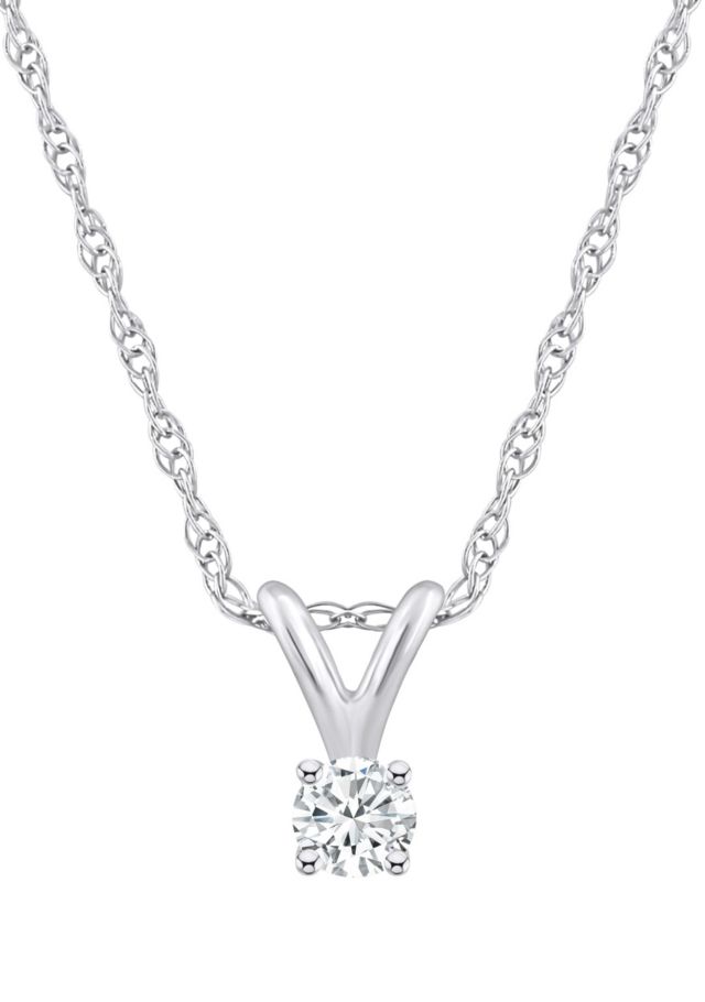 14K White Gold