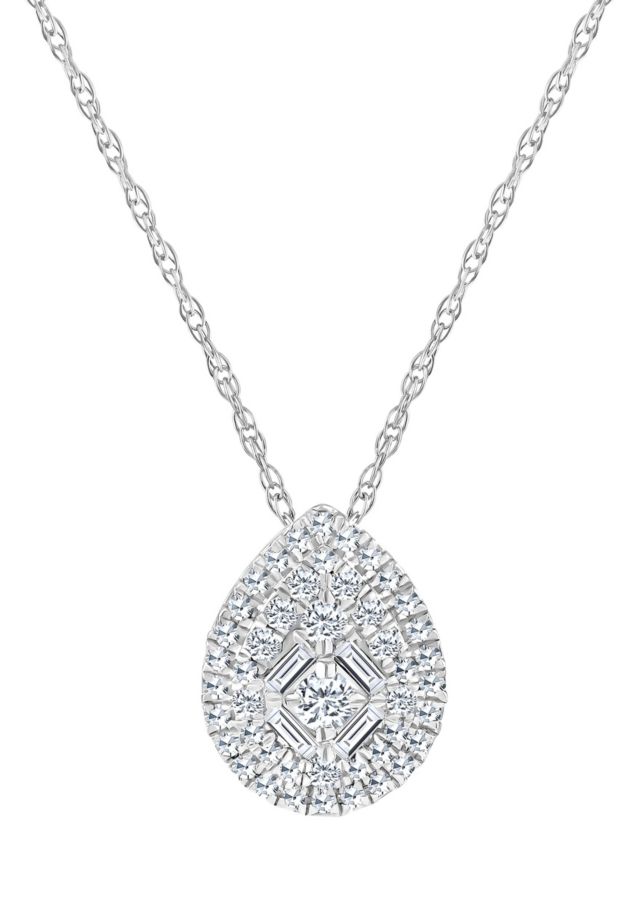 14K White Gold