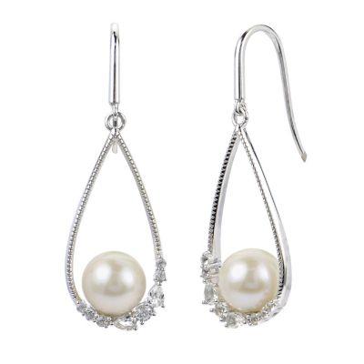 Sterling Silver Freshwater Pearl Earring