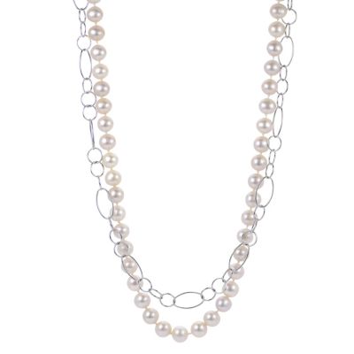 Sterling Silver Freshwater Pearl Necklace