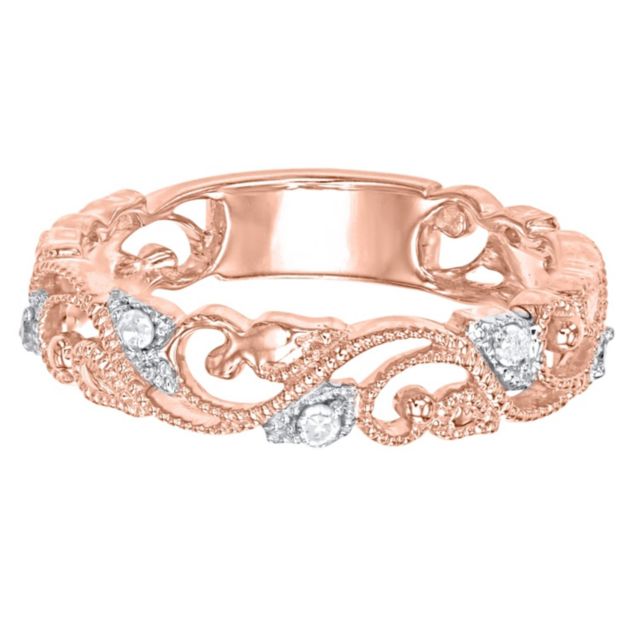 Rose Gold Plated Sterling Silver