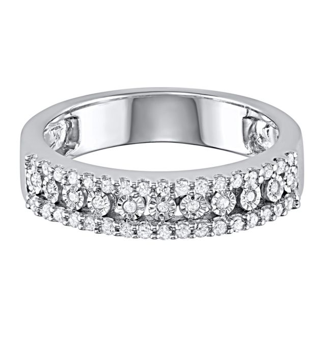 Rhodum Plated Sterling Silver