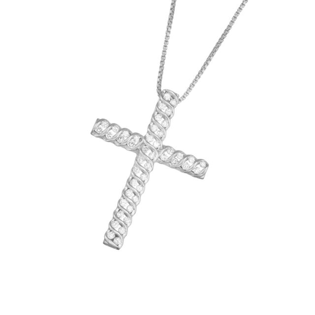 Rhodium Plated Sterling Silver