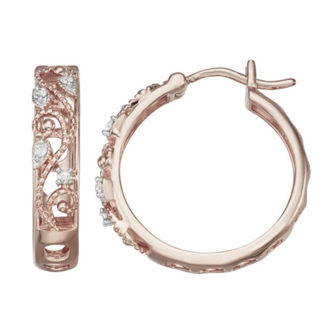Rose Gold Plated Sterling Silver