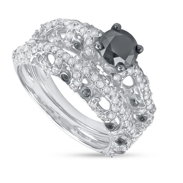 Rhodium Plated Sterling Silver