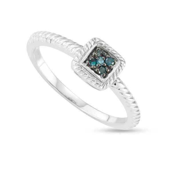 Rhodium Plated Sterling Silver