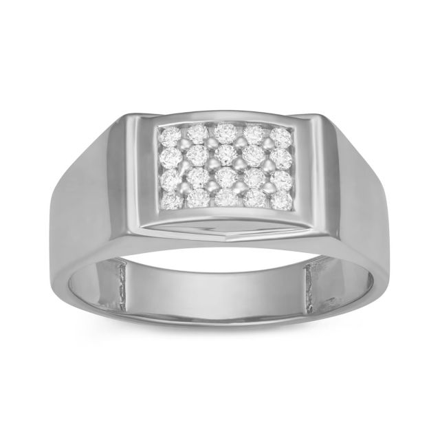 Rhodium Plated Sterling Silver