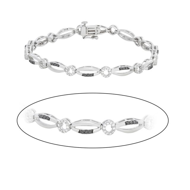 Rhodium Plated Sterling Silver