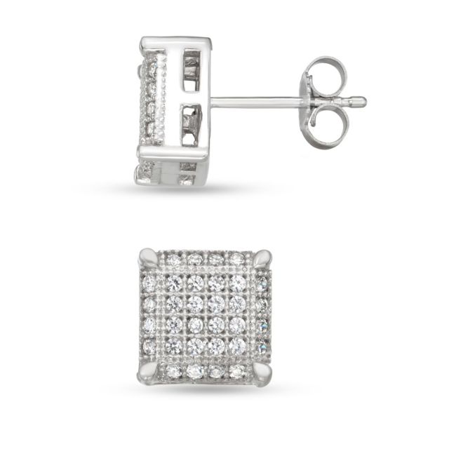Rhodium Plated Sterling Silver