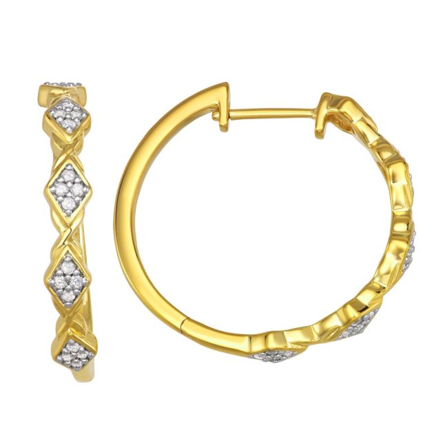 Rhodium Plated Sterling Silver