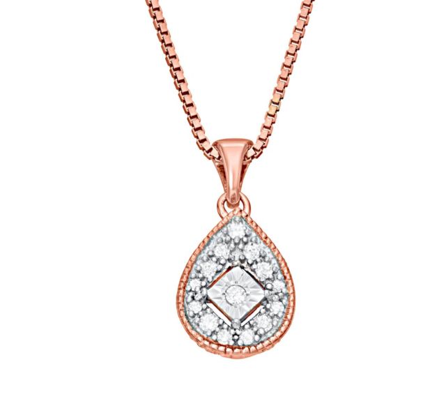 Rose Gold Plated Sterling Silver