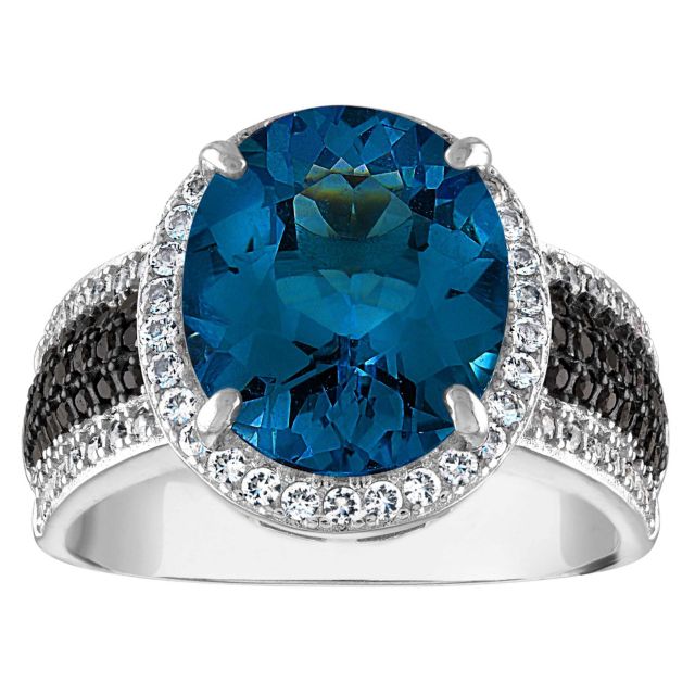 swiss blue topaz