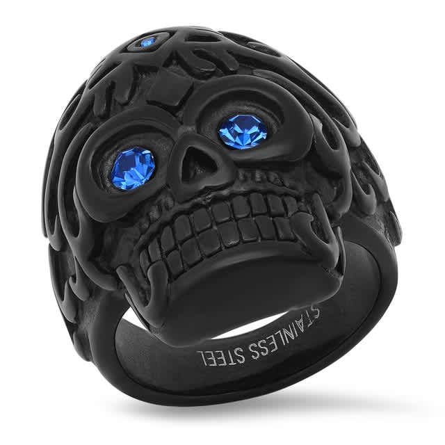 black/blue