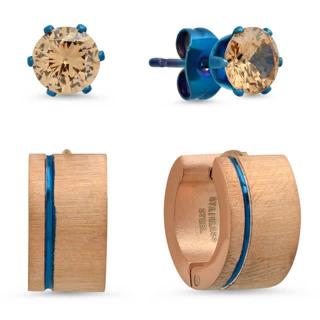 blue/rose