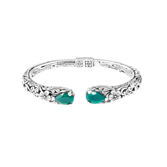 Silver/Green