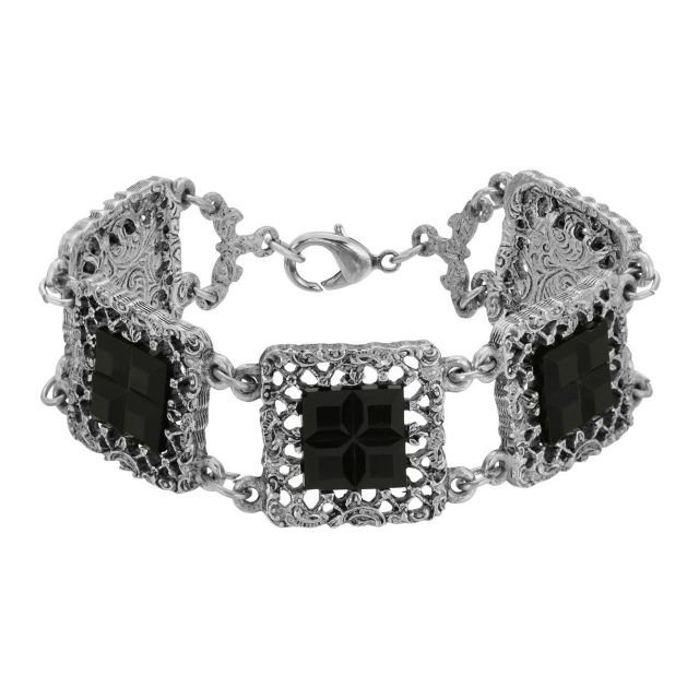 Silver/Black