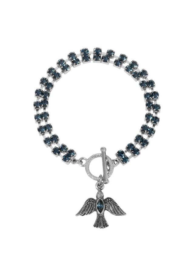 Silver/Blue