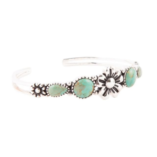 Silver/Turquoise