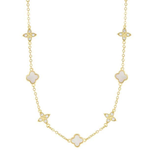 Gold/White