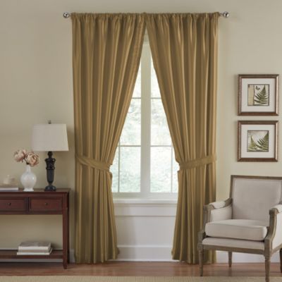 Versailles Faux Silk Blackout Window Curtain